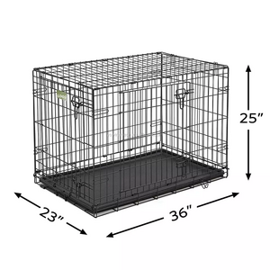 Wholesale Single&Double Doors Pets Cages Foldable Dogs Wire Crates/Kennels