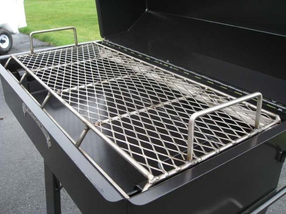 Heavy Duty Metal Outdoor BBQ Cooking Portable Fire Pit Grilling Grate