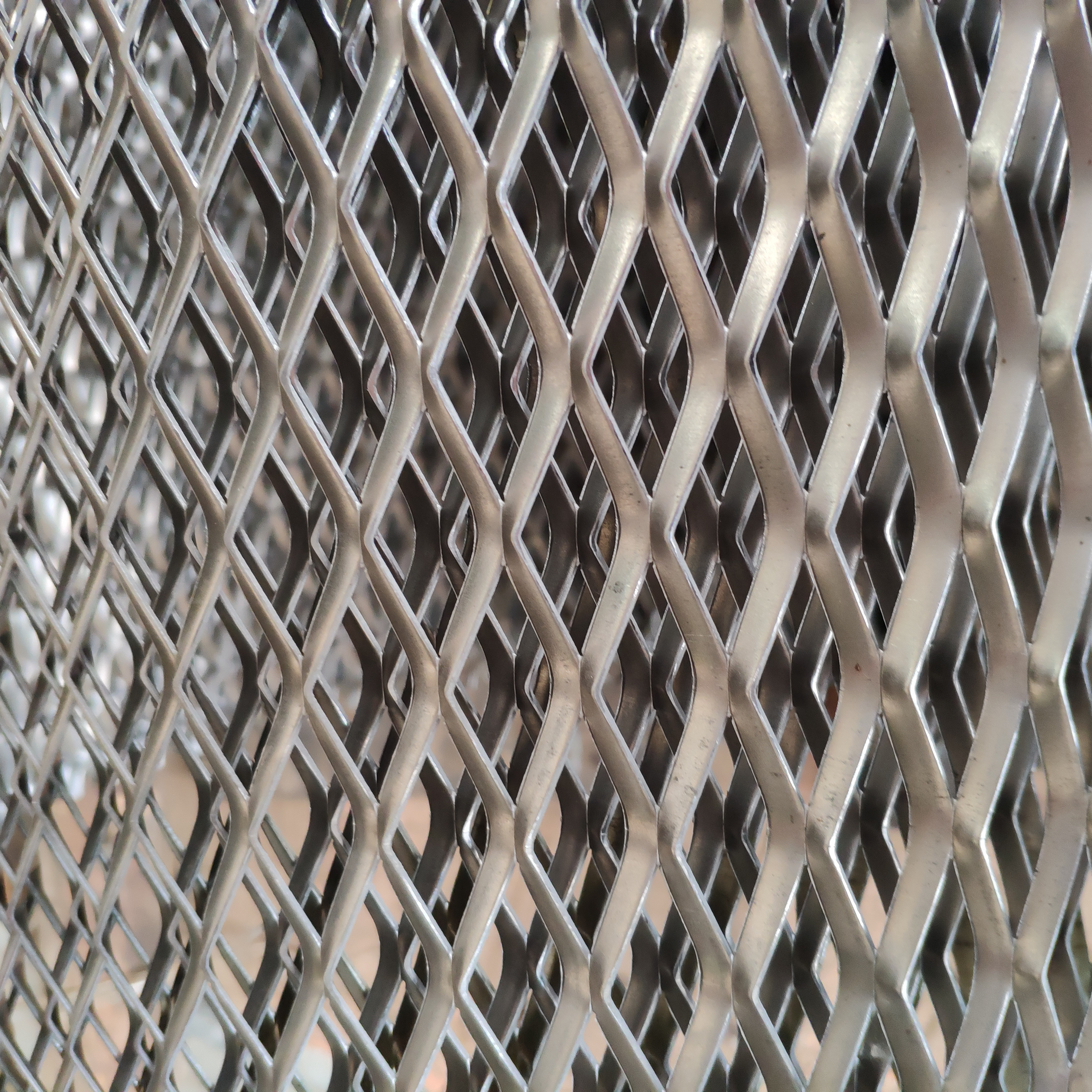 Aluminum galvanized steel expanded metal mesh diamond hole mesh