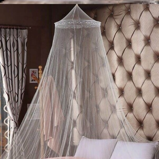 High Quality Hanging Bed Mosquito Net Princess Round Hoop Bed Canopy For Kids/Adults