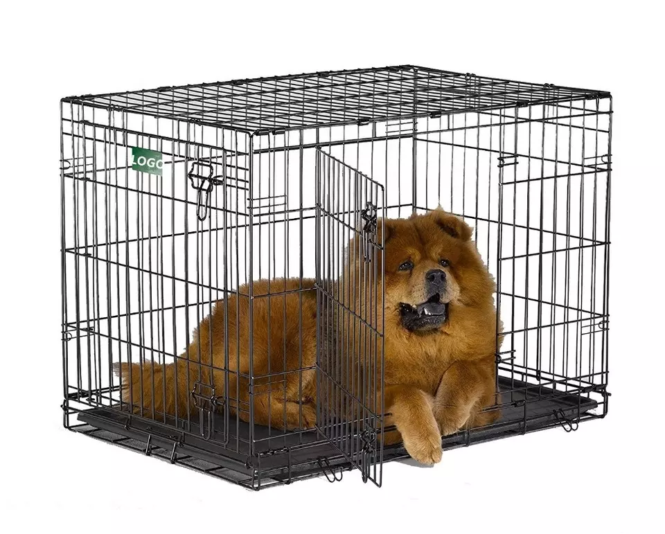 Wholesale Single&Double Doors Pets Cages Foldable Dogs Wire Crates/Kennels