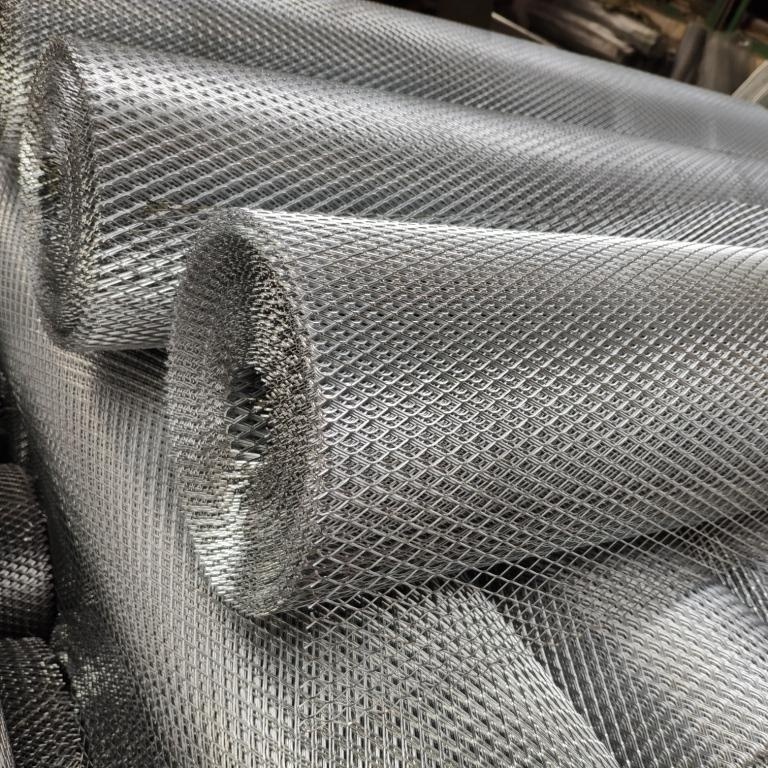 Aluminum galvanized steel expanded metal mesh diamond hole mesh