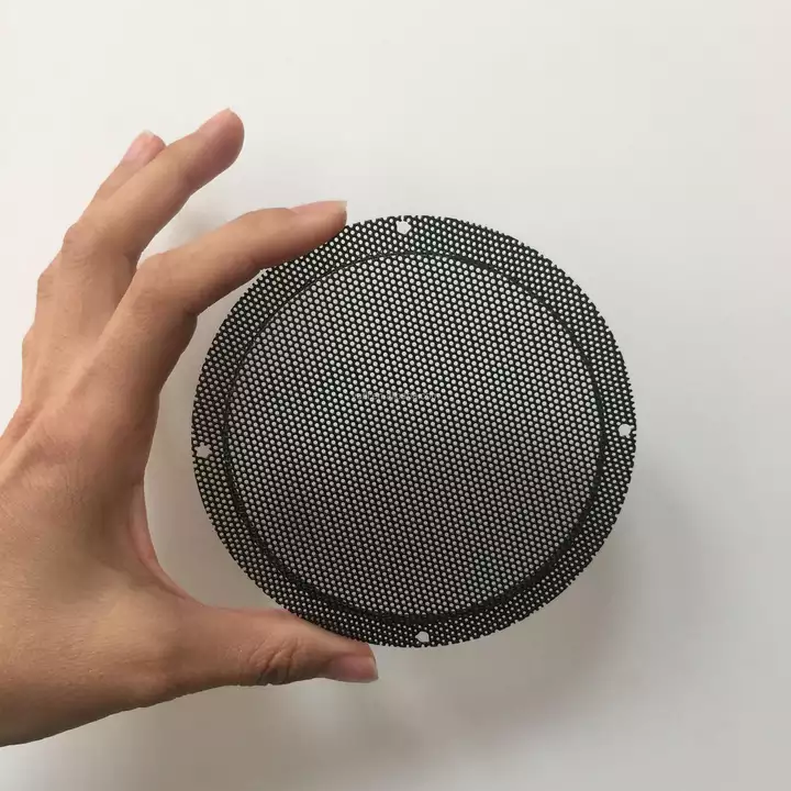 High Quality Metal Perforated Black Speaker Cover Grill Anti-dust Speaker Protection Grill Mesh