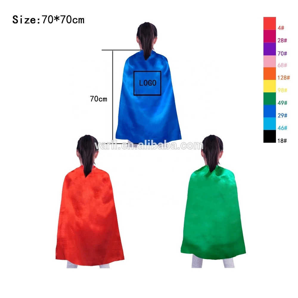 Custom logo single and double layers superhero cape