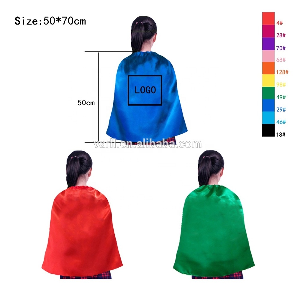 Custom logo single and double layers superhero cape