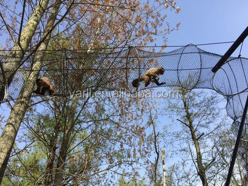 Flexible Stainless Steel Rope Diamond Ferruled Architectural Wire Mesh for Peacock Aviary Enclosure