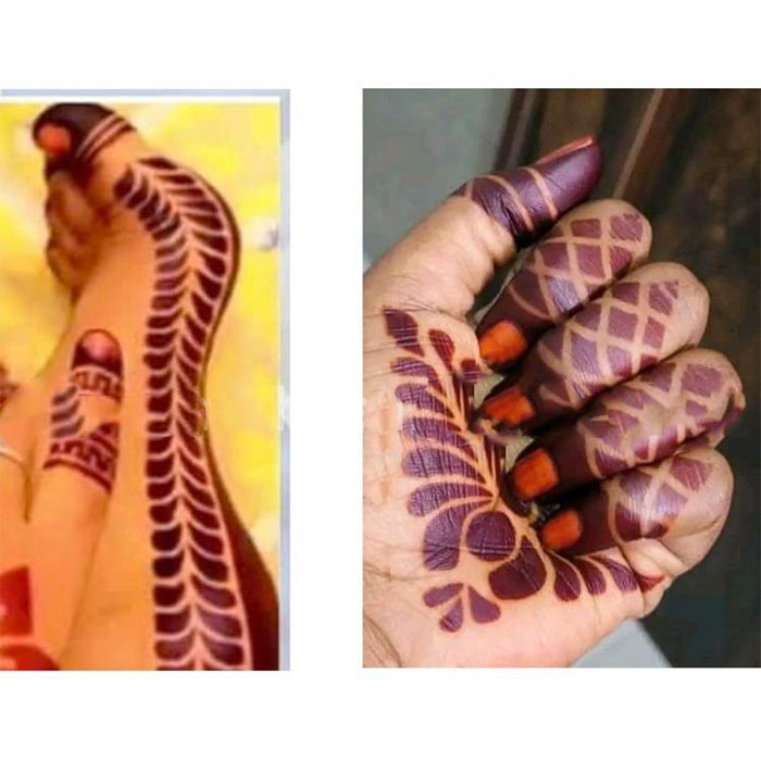 Customize Wholesale Price DIY henne pied et main design flower mehndi tattoo stickers designs