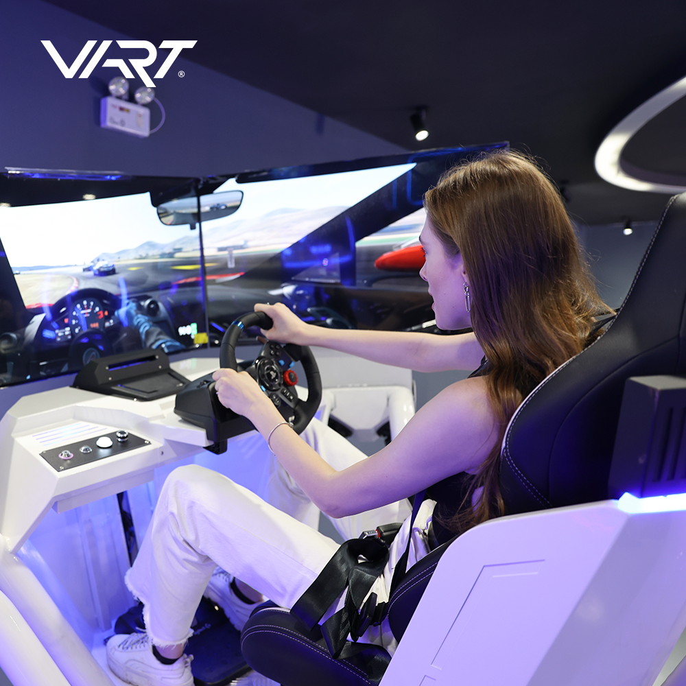 9D VR SIMUL vr booth virtual reality simulator vr arcade car simulator racing game machine