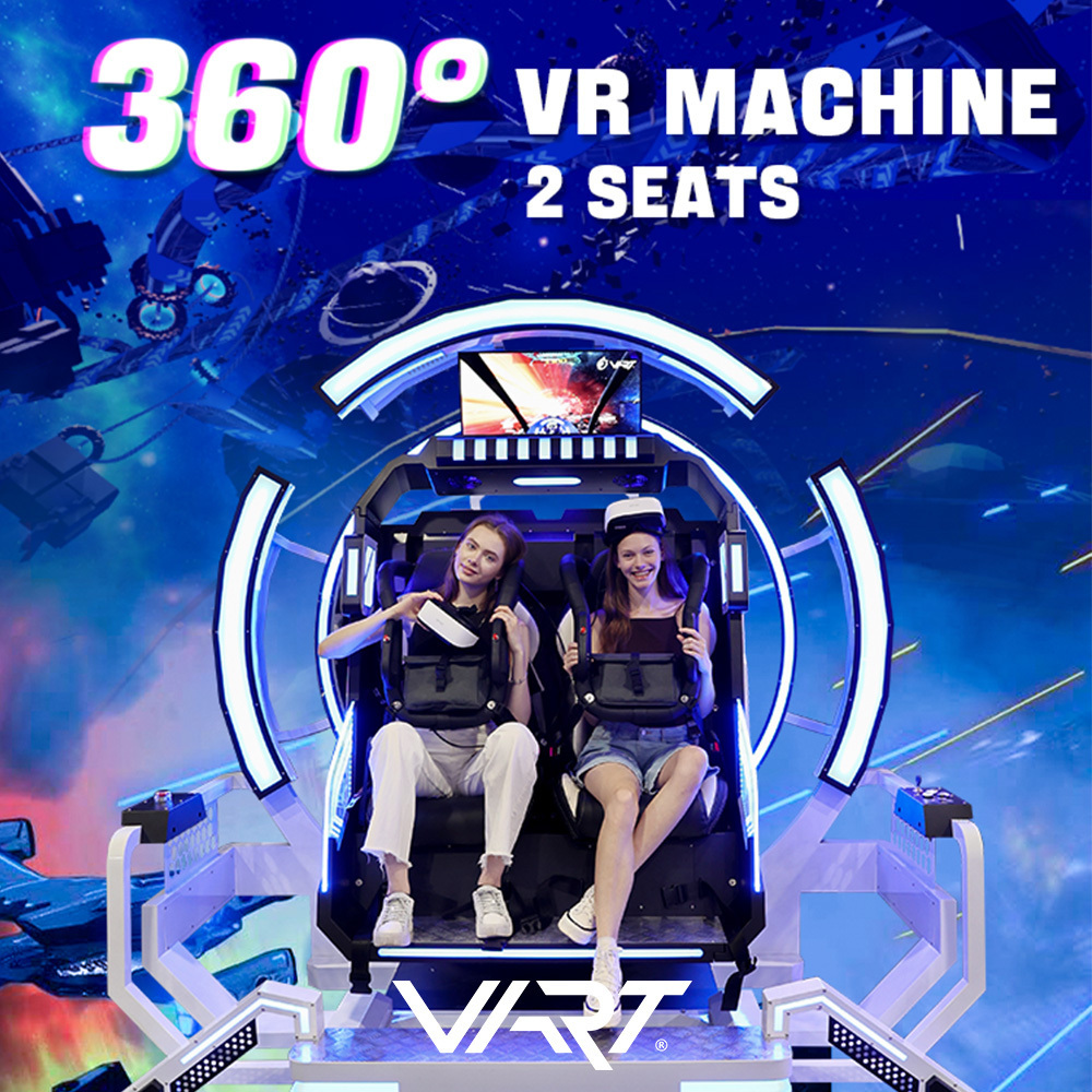 VART Newest 9D Vr Arcade Realidad Virtual Reality Flight Flying Simulator 360 Vr Game Machine Vr Egg ChairVR Machine