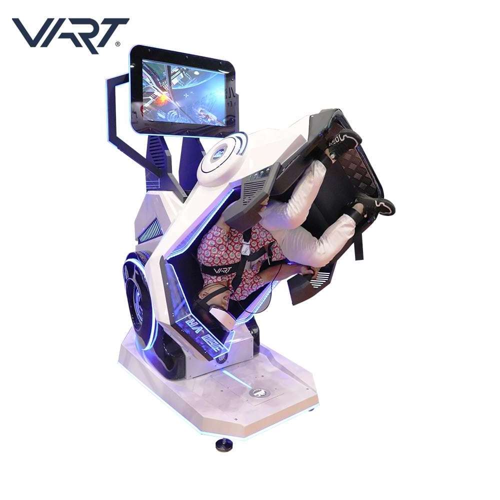 Panyu Factory VR Roller Coaster Motion Seat 360 Virtual Reality Chair with Safety Belt