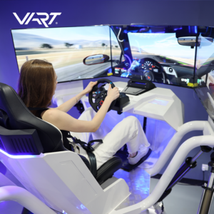 9D VR SIMUL vr booth virtual reality simulator vr arcade car simulator racing game machine