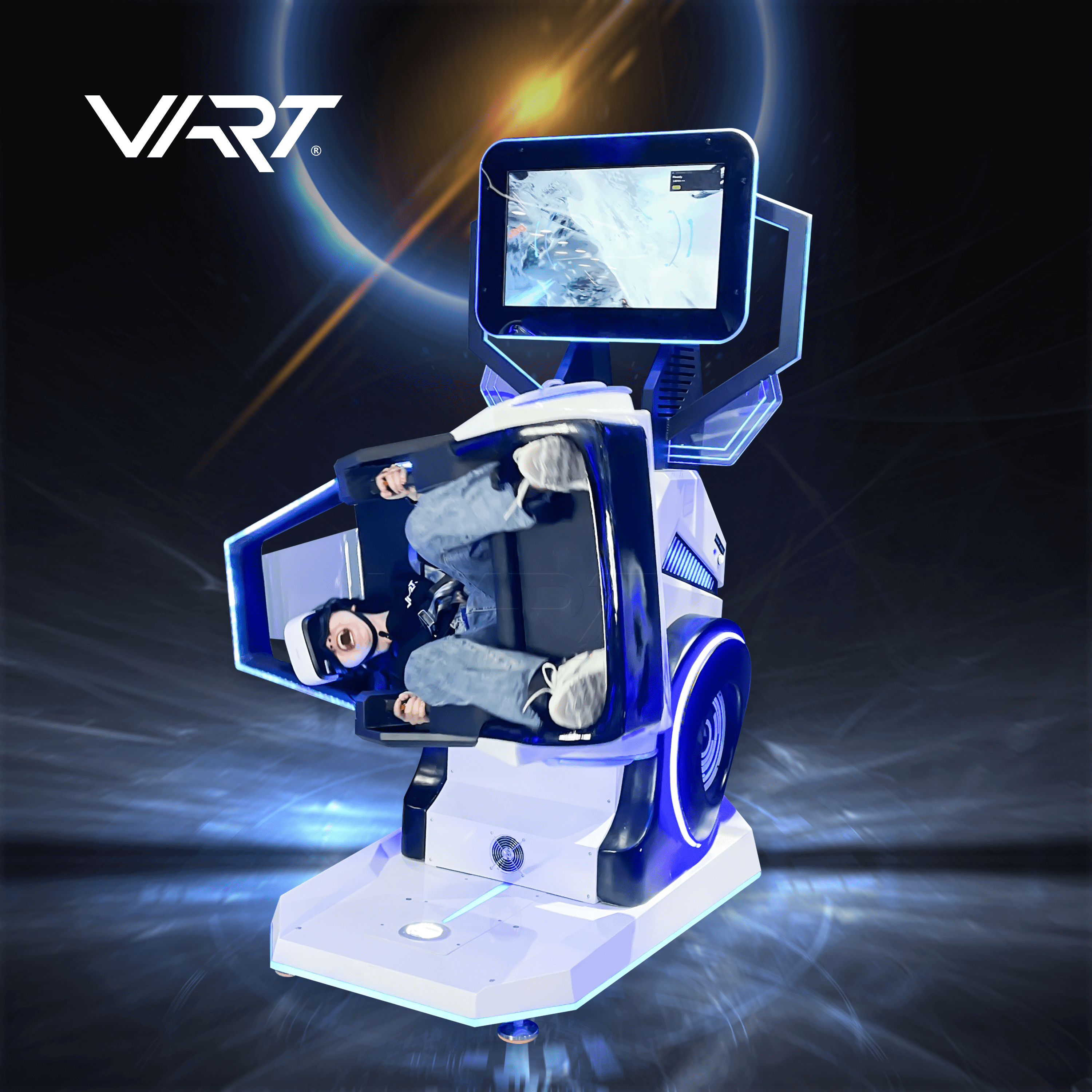 VR Factory Price 9D 360 VR Interactive Video Arcade Games Virtual Reality 720 9D VR Chair Motion Simulator