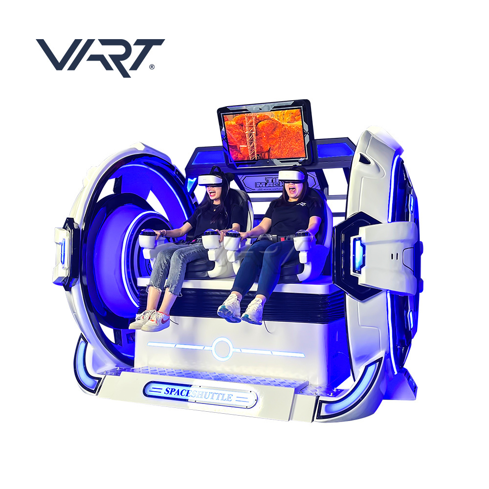 VART VR 2 Seater Movie Simulator Motion Ride GameTheme Park Virtual Reality Cinema Egg Chair VR Pods 9D VR Chairs