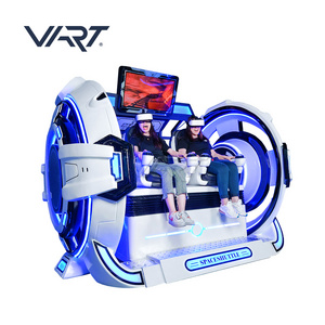 VART VR 2 Seater Movie Simulator Motion Ride GameTheme Park Virtual Reality Cinema Egg Chair VR Pods 9D VR Chairs