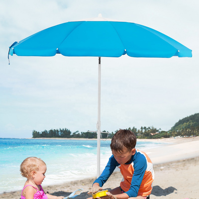 SONGMICS Outdoor Portable Beach Parasols custom design Sun umbrella UV Protection Beach Umbrellas