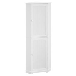 VASAGLE Modern Bathroom Freestanding Home Floor Storage Cabinet with Two Doors Bathroom Tall Corner Cabinet