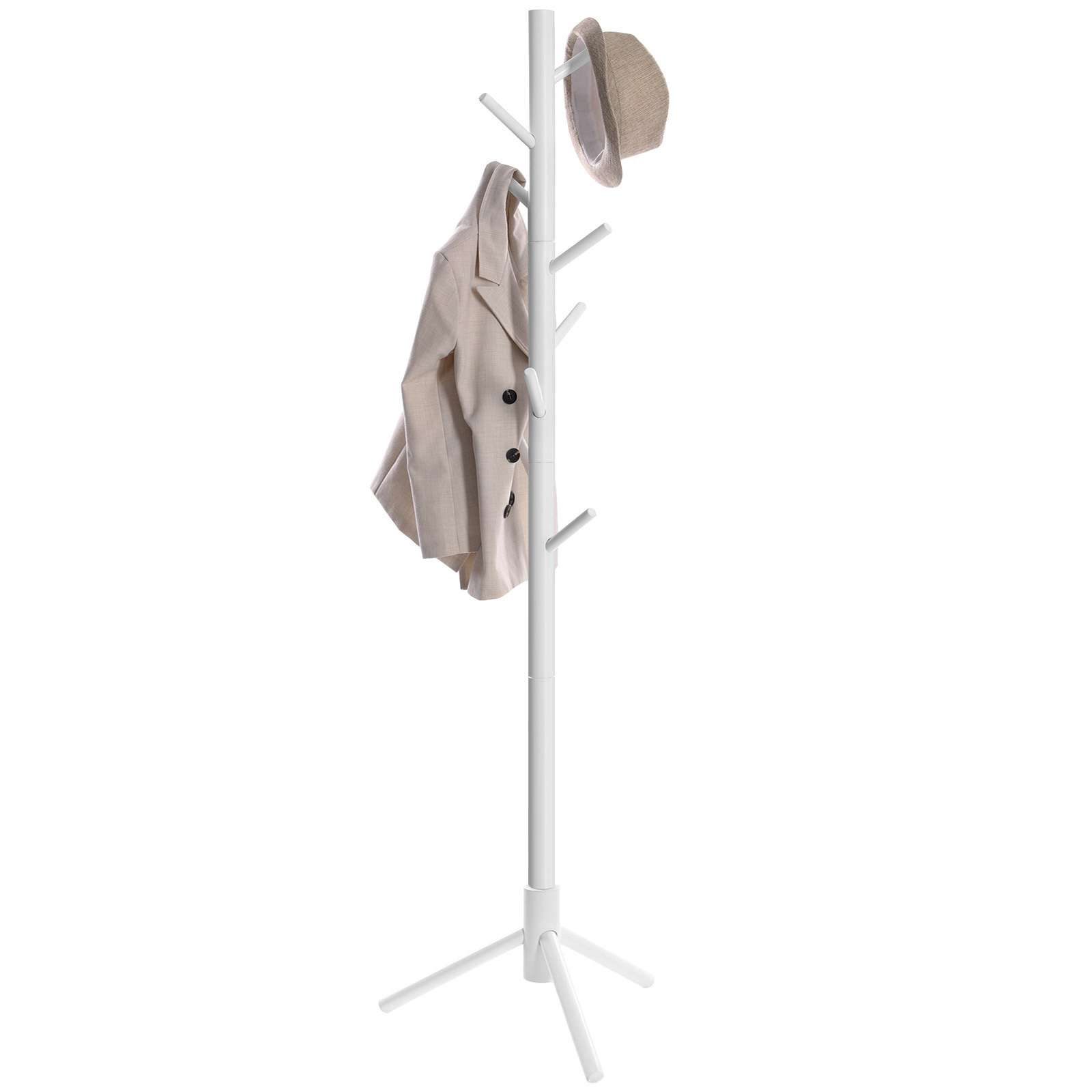 SONGMICS Hot Selling Modern solid wood clothes rack Standing Space Saving hats Hanging Coat Racks