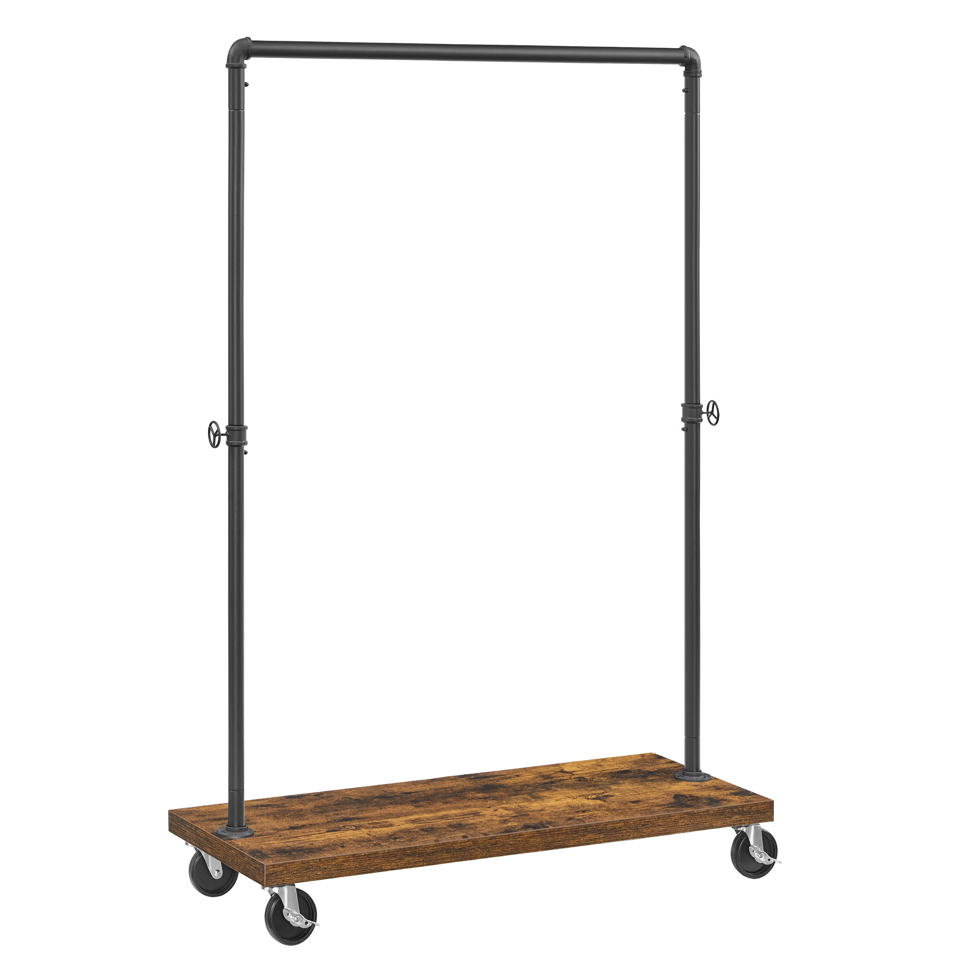 VASAGLE Laundry Room Bedroom Furniture Industrial Heavy-Duty Clothes Rack with wheels