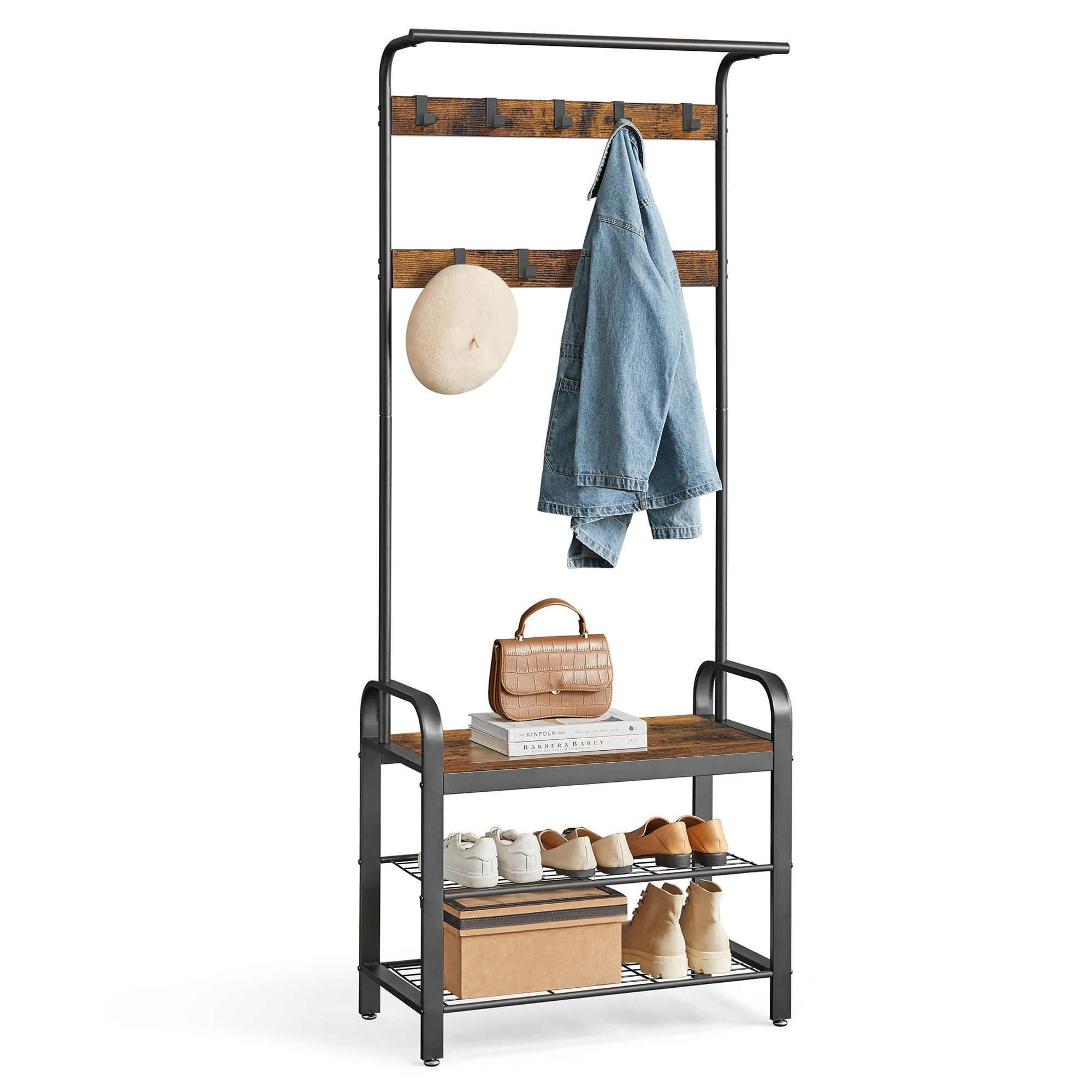 Modern Simple Home Living Room Bedroom Dormitory Hotel Cloakroom Coat Rack With shoes Rack