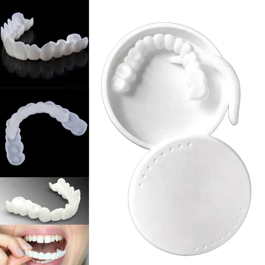 tooth cover perfect snap on smile braces fake teeth veneers for teaching and temporary braces cover the imperfect teeth