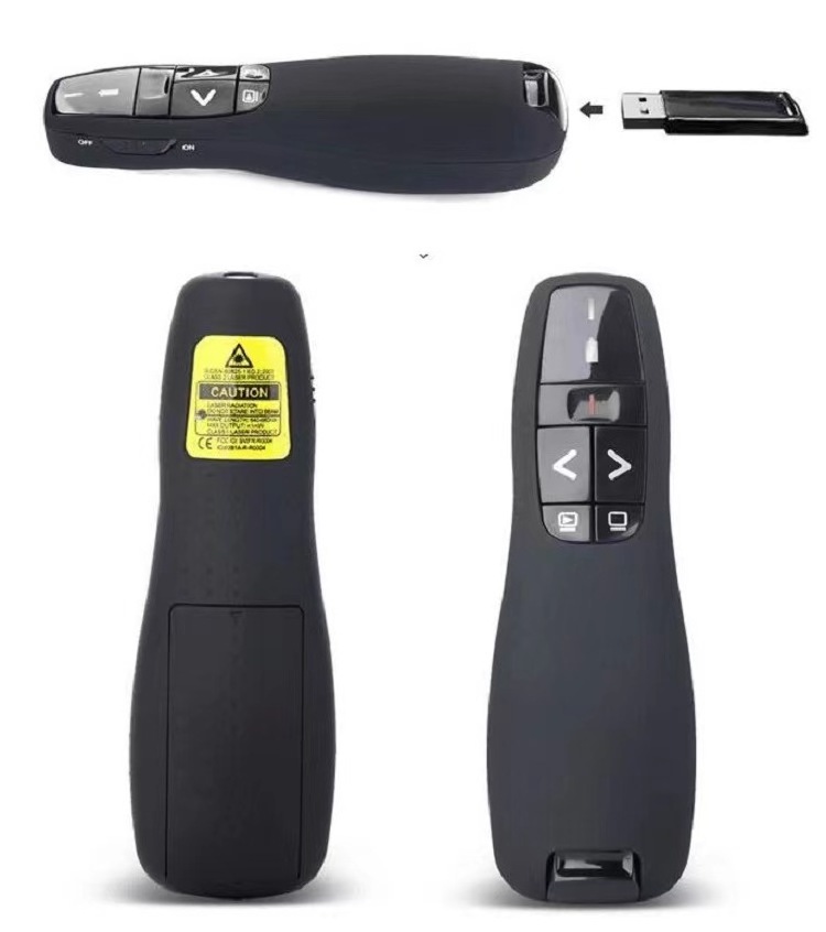 R400 wireless presenter red led laser pointer RF 2.4GHz remote presentation ppt laser pointer