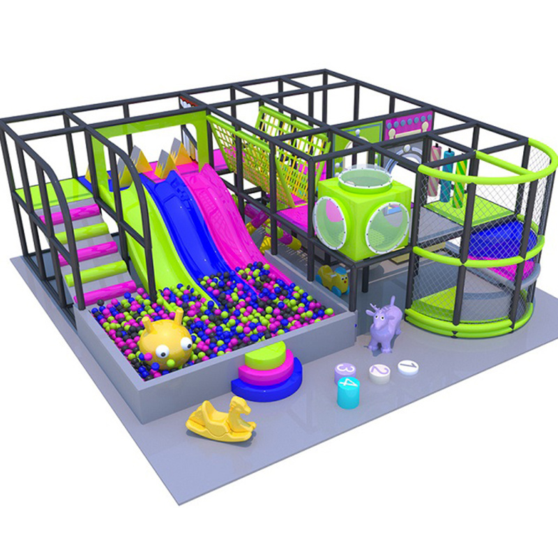 Kids indoor playground designer slides playground soft play area