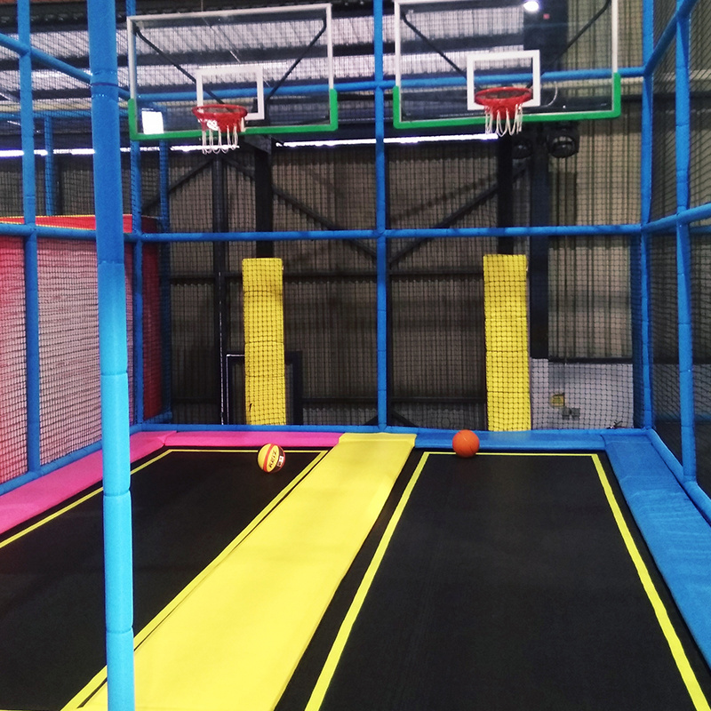 Commercial New soft indoor trampoline kids amusement jumping trampoline park equipment for children