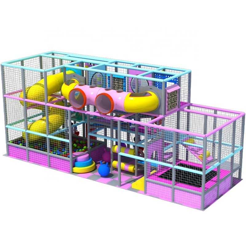 Kids indoor playground designer slides playground soft play area