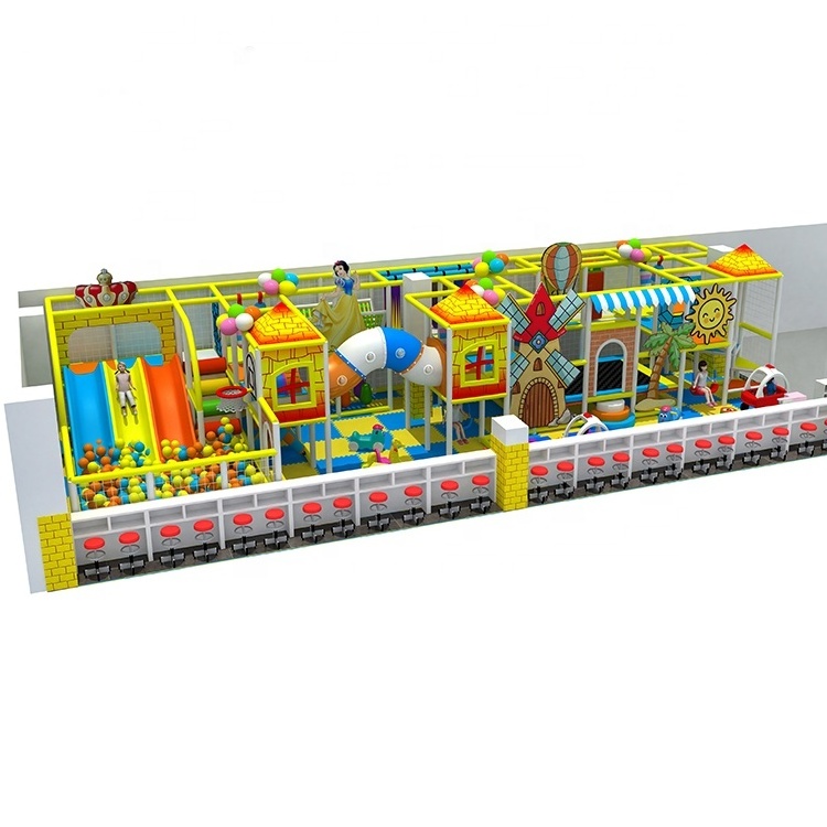 kids Plastic Playground Material indoor soft play equipment