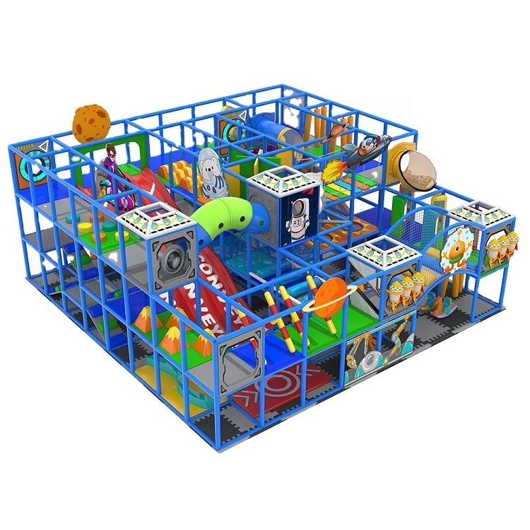 TUV Certified Kids Indoor Play Center New Design Amusement Park Slides Soft Play Equipment Children's Indoor Playground