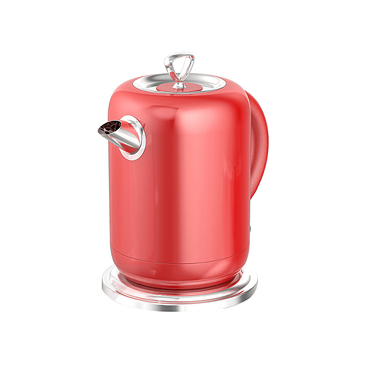 Vasion OEM Retro Electric Kettle,Pink Electric Tea Kettle,Stainless Steel Electric Water Kettle