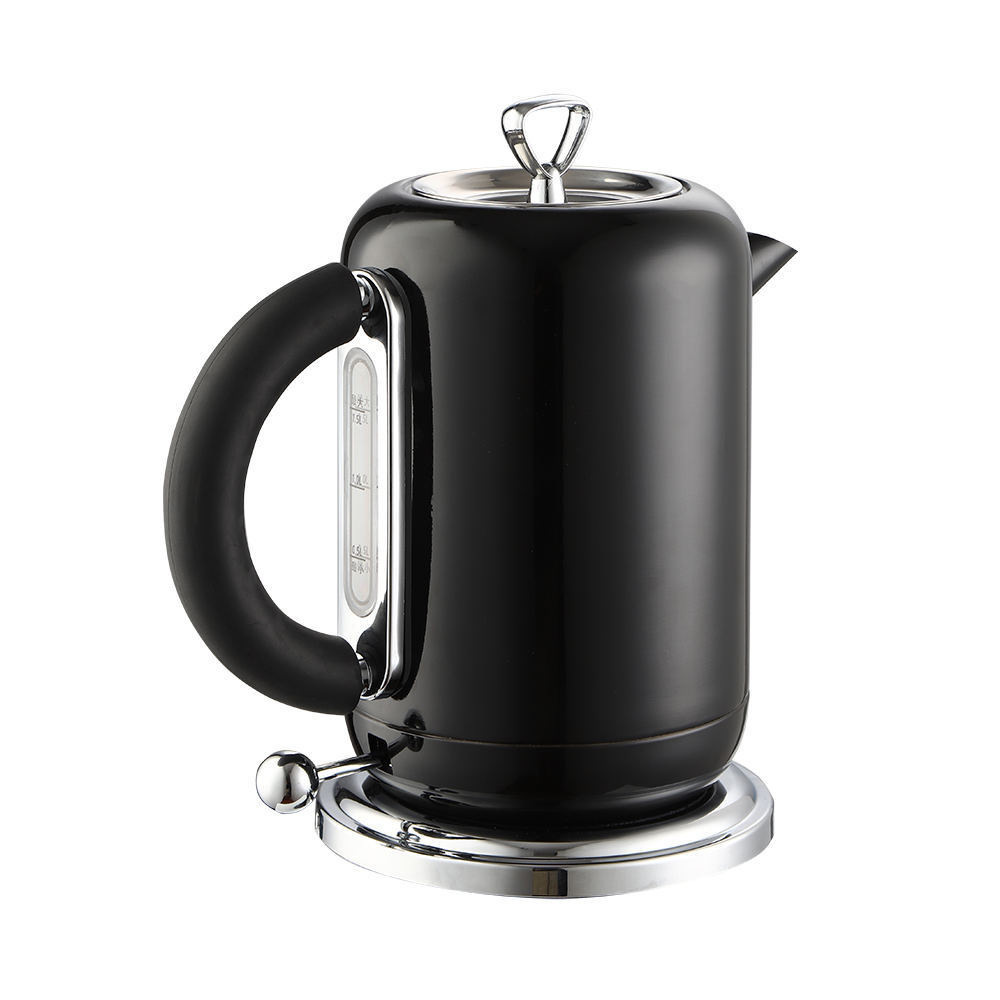 Retro Design 2L 304 Stainless Steel Boil-dry Protection Auto Shut Off Electric Kettle with water level indication