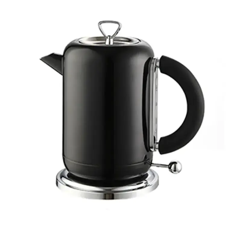 Retro Design 2L 304 Stainless Steel Boil-dry Protection Auto Shut Off Electric Kettle with water level indication