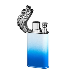 Novel Torch Colorful Lighters Jet Blue Flame  Dragon Crocodile Lighter Windproof Double Fire lighter