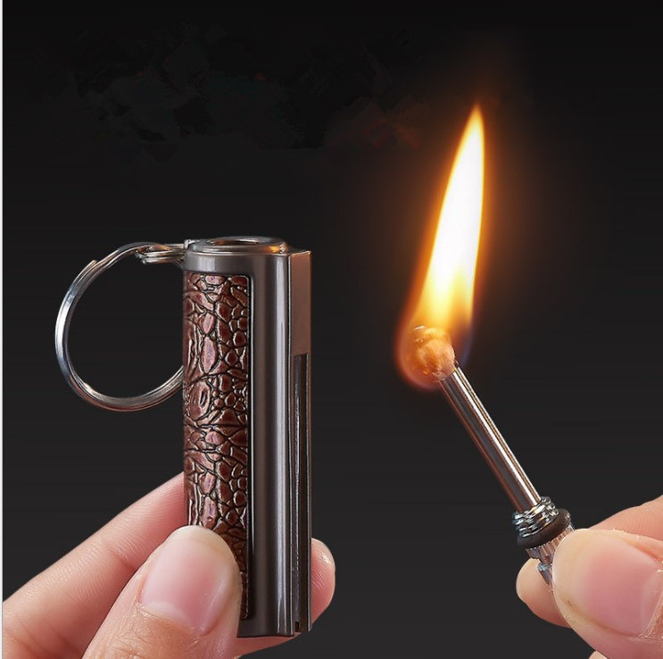 Factory Supply  Dragon `s  Breath  Immortal Lighter Permanent Metal Keychain Flint Kerosene Refillable lighter