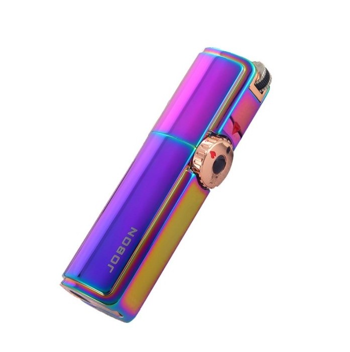 A Stylish Multi-functional  windowproof Straight Flame jet  lighter  Triple Torch Lighter with a Cigar Cutter