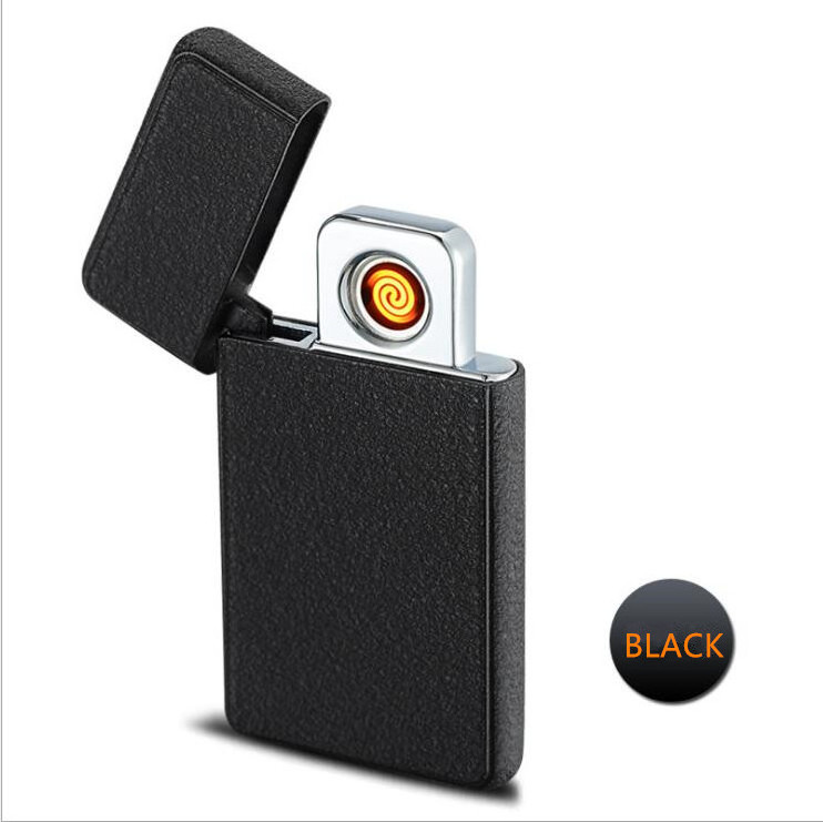 Explosion black silver blue 72*32*11mm Electronic cigarette lighter usb charger watch lighter cigarette