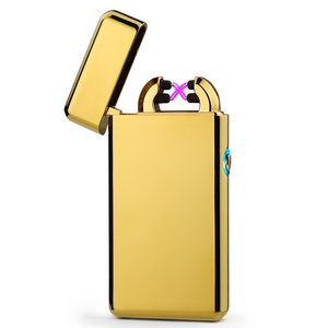 China wholesale Flameless USB rechargeable double arc lighter/electric lighter