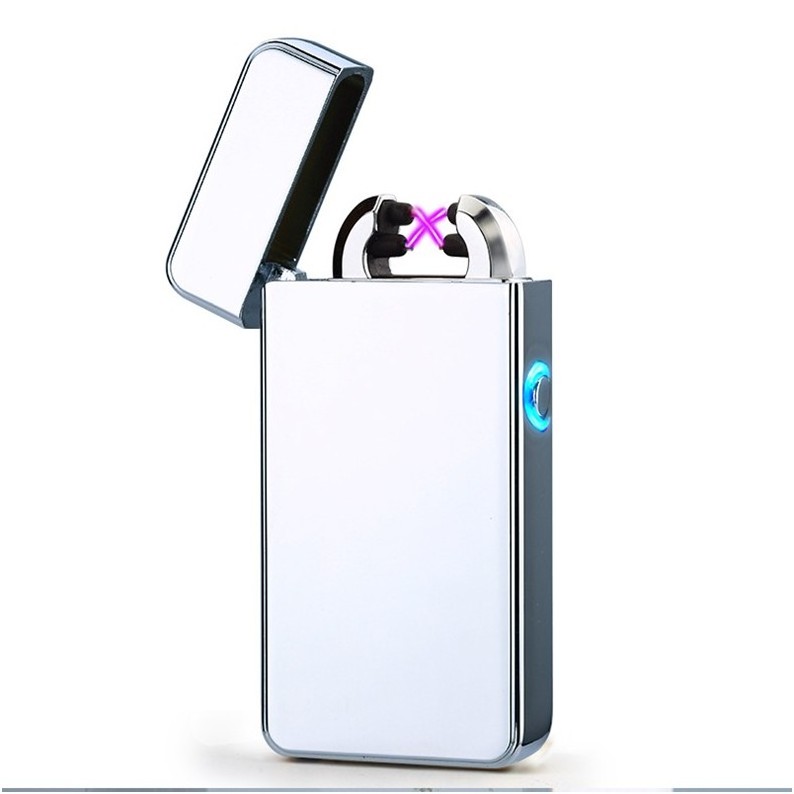 China wholesale Flameless USB rechargeable double arc lighter/electric lighter