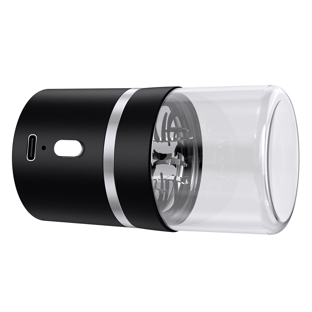 Newly Cylinder USB rechargeable  Automatic Portable  electric herb grinder tool