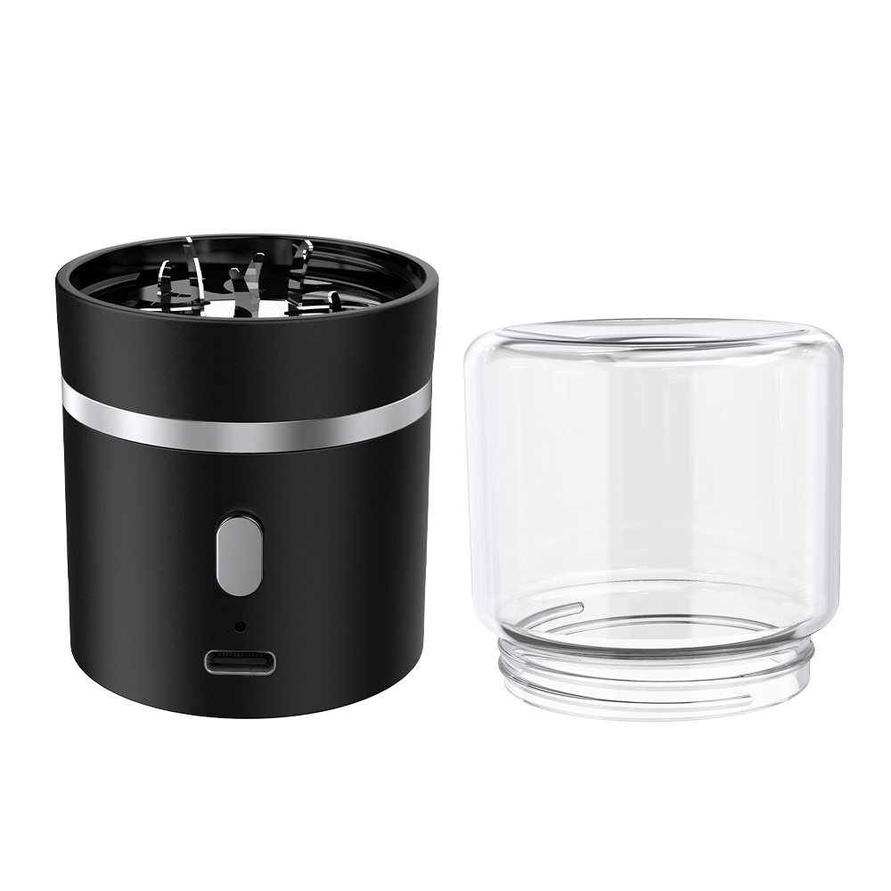 Newly Cylinder USB rechargeable  Automatic Portable  electric herb grinder tool