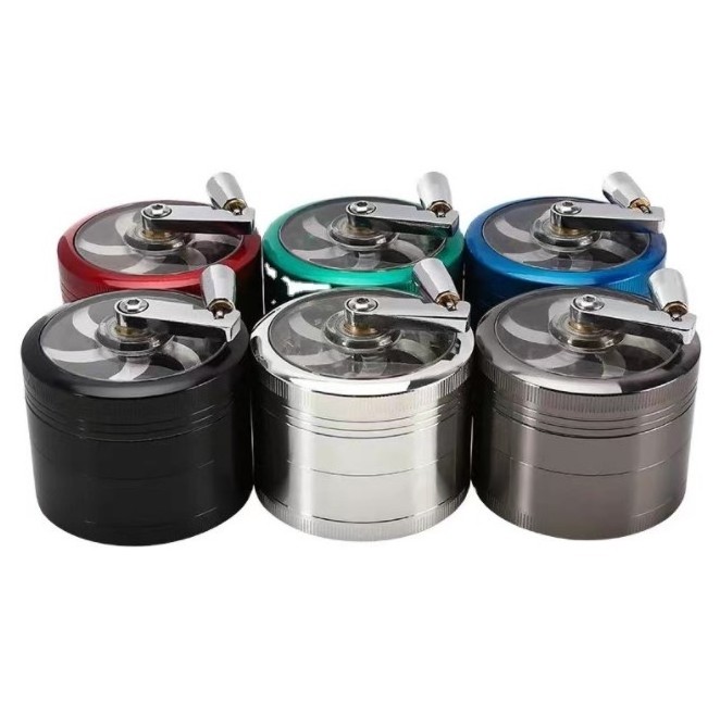 Feaure Smoking Accessories Handle Herb Grinder 2.5