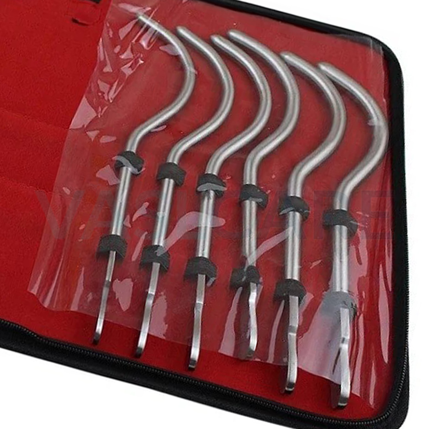 Guyon Urethral Bougies Hegar Dilator Set 15 Pcs Urology Uterine Sounds Hank Set 3mm-18mm Double Ended Dilator Instruments Set