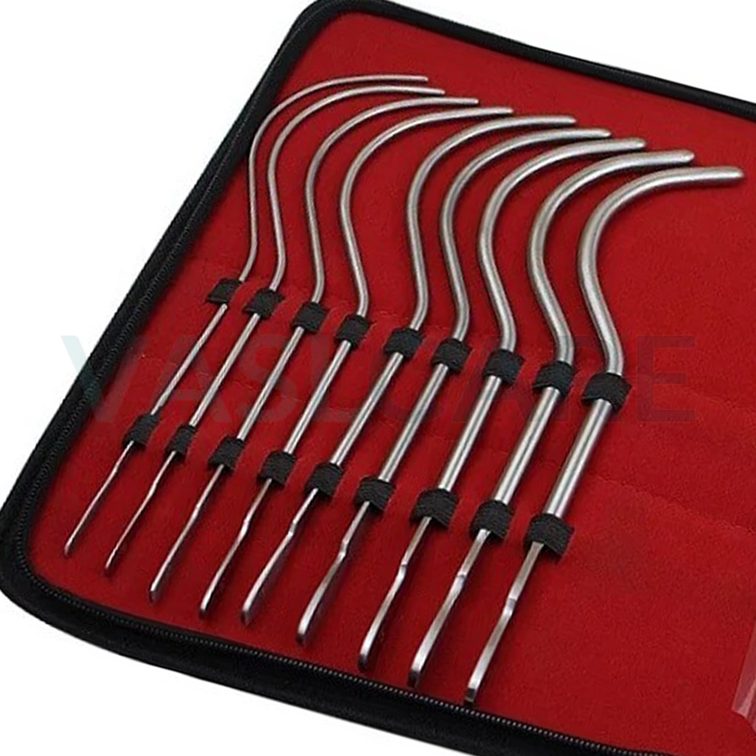 Guyon Urethral Bougies Hegar Dilator Set 15 Pcs Urology Uterine Sounds Hank Set 3mm-18mm Double Ended Dilator Instruments Set