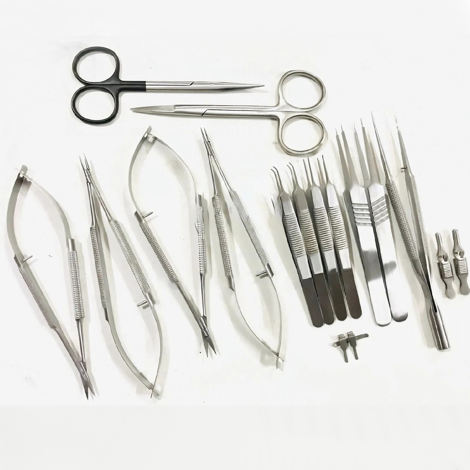 Hand Surgery Basic Set of Micro Medical Surgical Instruments With case Minor Needle Holder Forceps