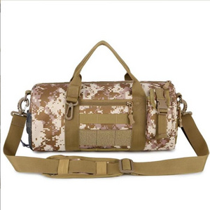 Camouflage oxford sports shoulder bag water resistant large gym fitness bag man stylish travel duffel bag hot sale