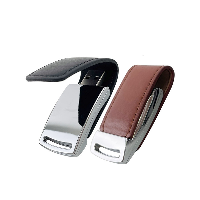 Logo Leather Pendrive 6gb 32gb 64gb 128gb Memory Stick Promotional Classic Usb 20 Flash Drives