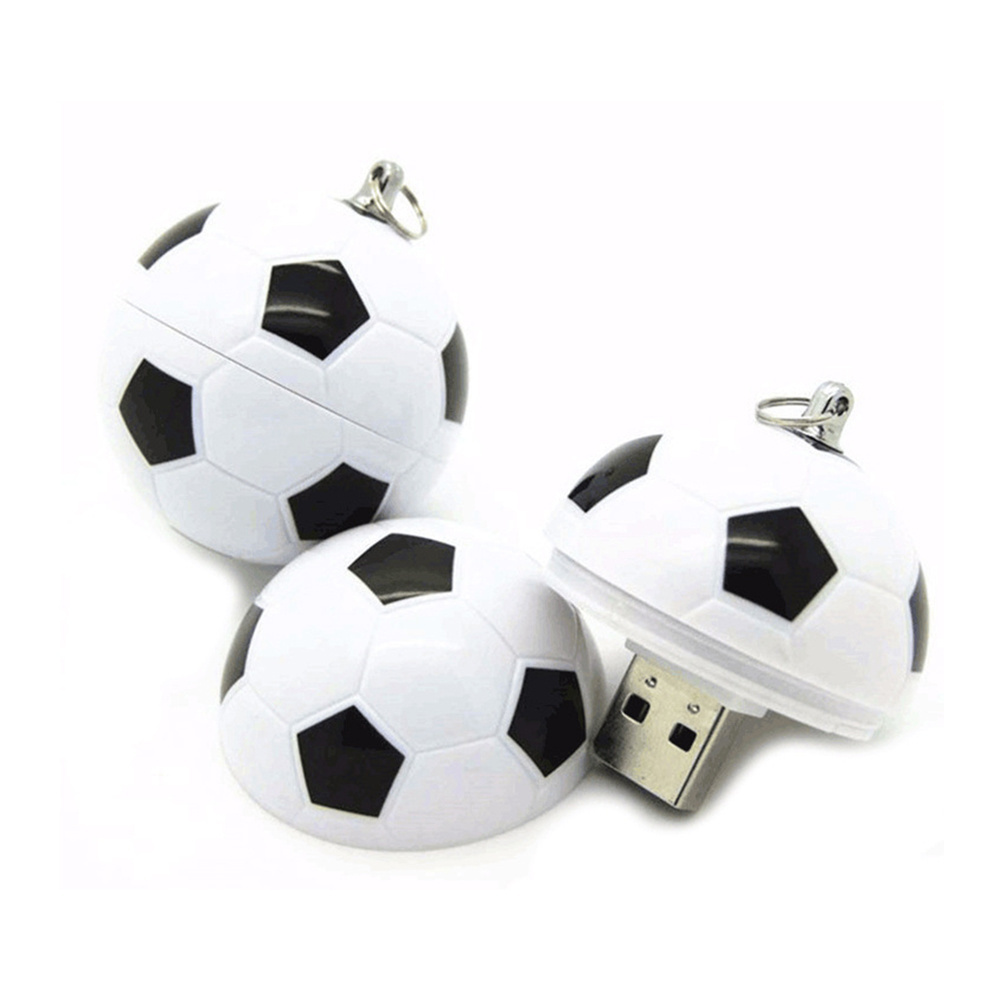 Custom football shape USB Flash Drives Metal Basketball Football Shape USB Stick 4GB 8GB 16GB 32GB 64GB