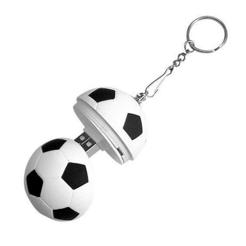 Custom football shape USB Flash Drives Metal Basketball Football Shape USB Stick 4GB 8GB 16GB 32GB 64GB