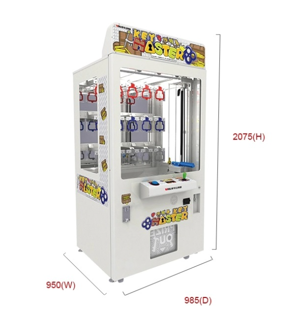 Factory Wholesale Mini Key Master Gift Machine Indoor Entertainment Coin Operated Claw Crane Prize Arcade